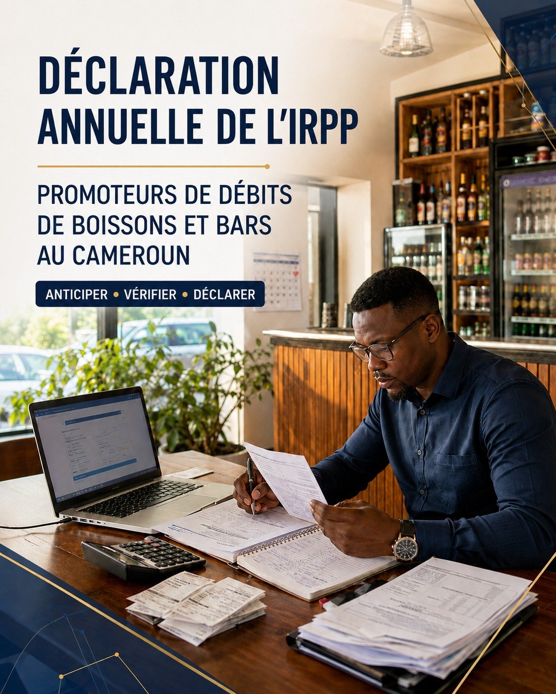 Déclaration annuelle de l’IRPP au Cameroun : ce que les promoteurs de bars doivent faire avant l’échéance